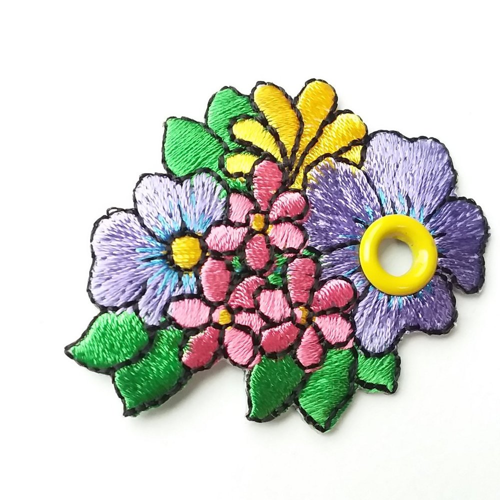 4/$20  Tropical floral shoe charm Roller Skate shoelace accessory charm patch
